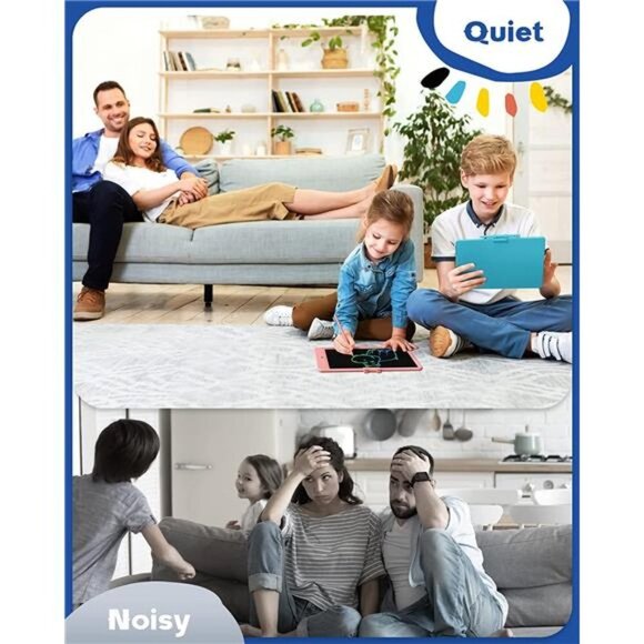 Toys for 3-6 Years Old Girls Boys, LCD Writing Tablet 10 Inch Doodle Board - Picture 6 of 6